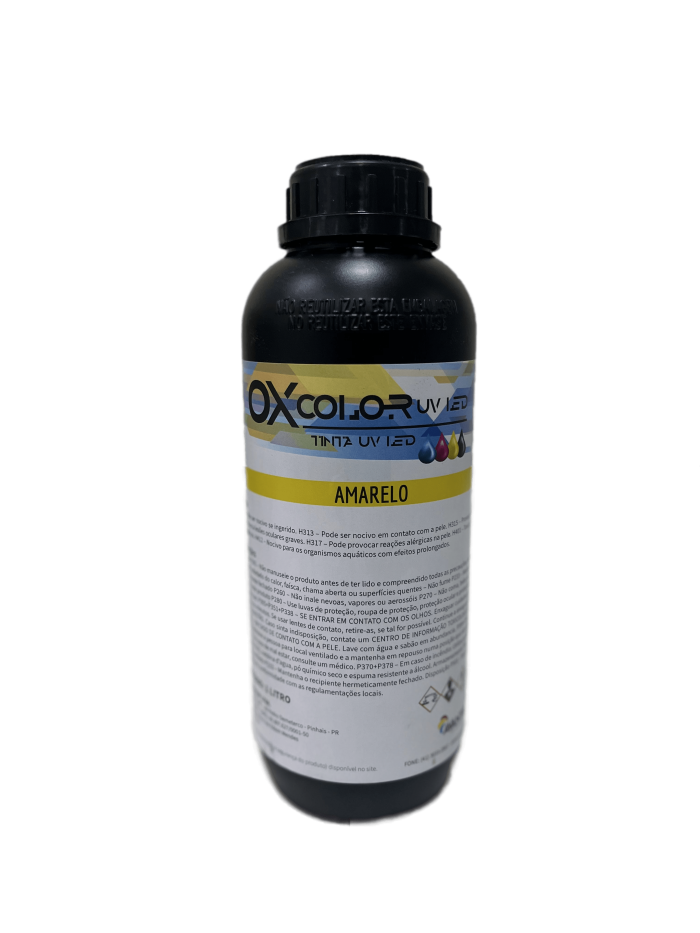 TINTA OXCOLOR UV LED DX AMARELO - 1L