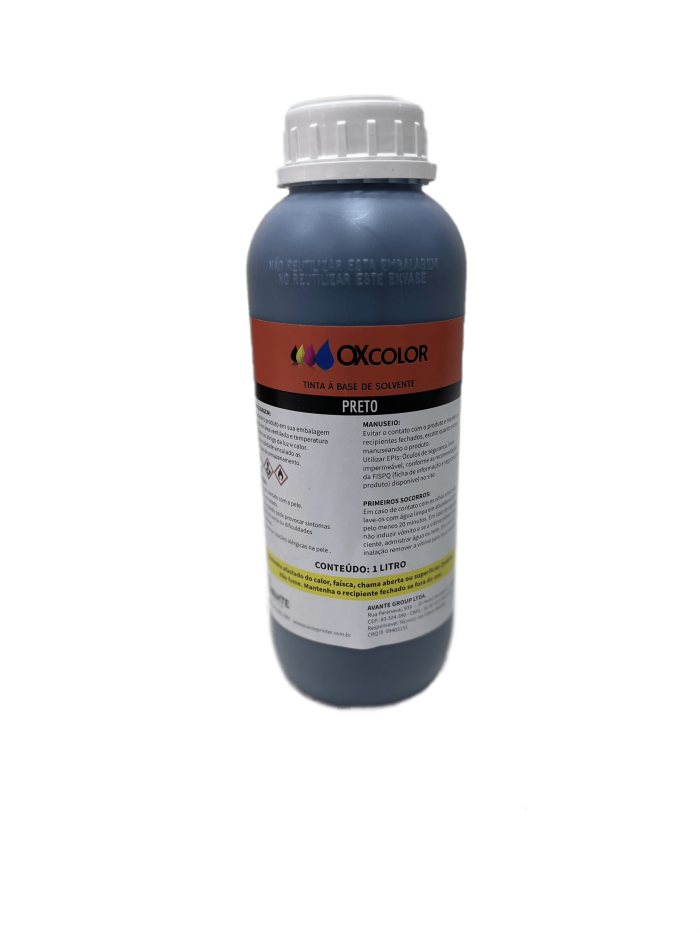 TINTA OXCOLOR PRETO - 1L