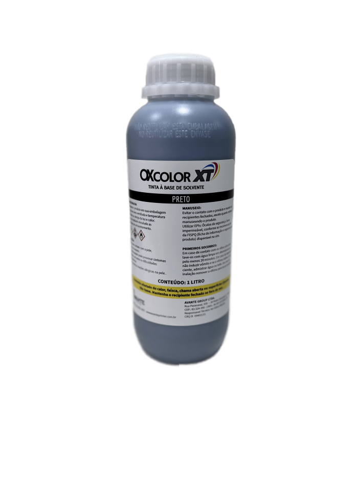 TINTA OXCOLOR XT PRETO - 1L